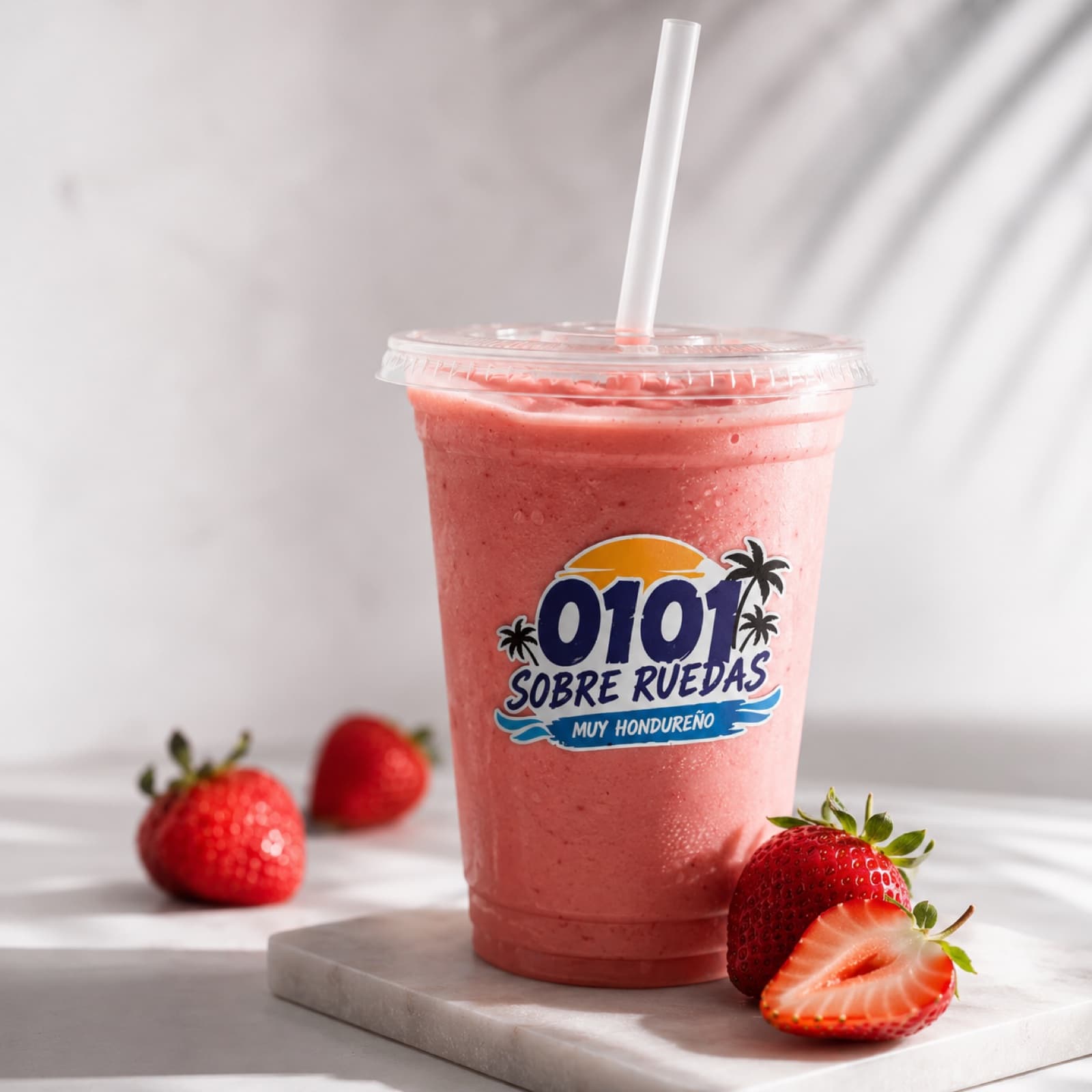 Batido de Fresa con lecha